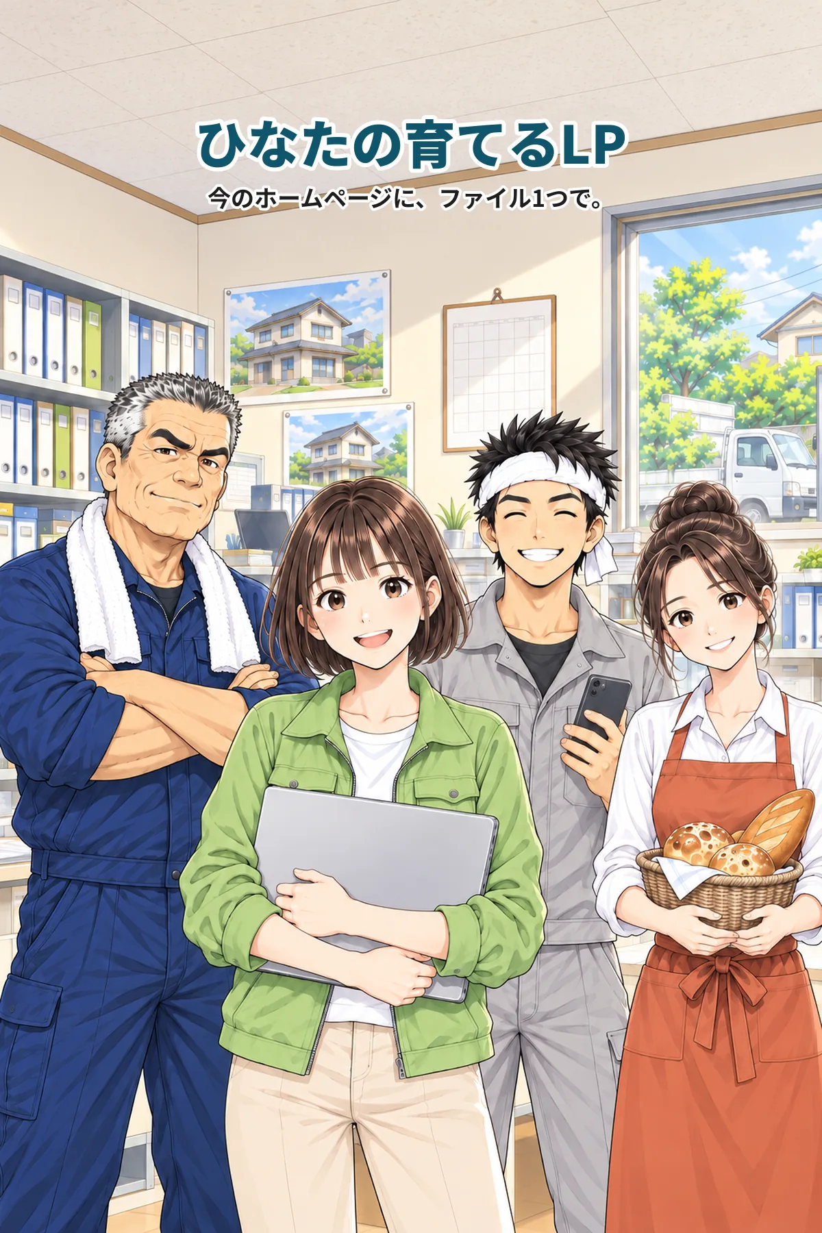 表紙『ひなたの育てるLP』